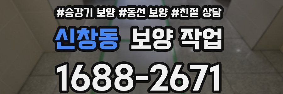 신창동 보양 작업