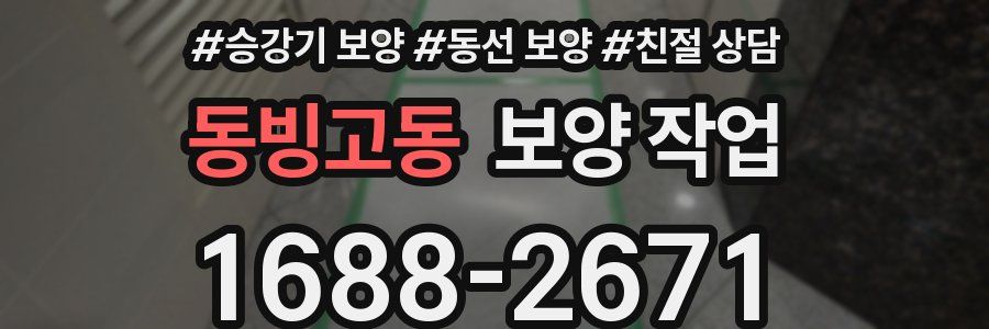 동빙고동 보양 작업