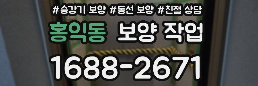 홍익동 보양 작업