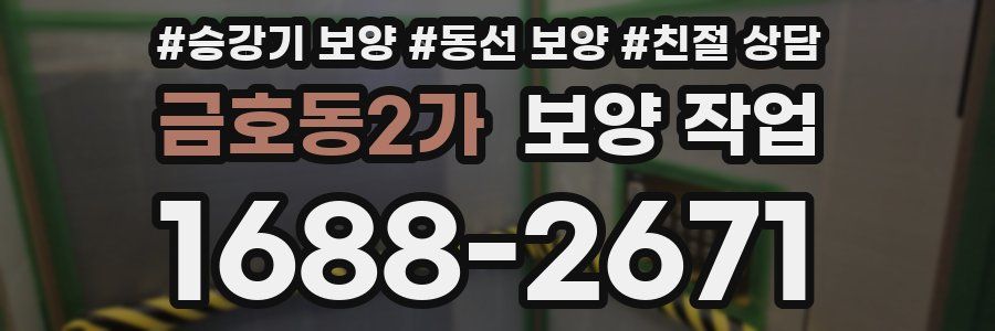 금호동2가 보양 작업