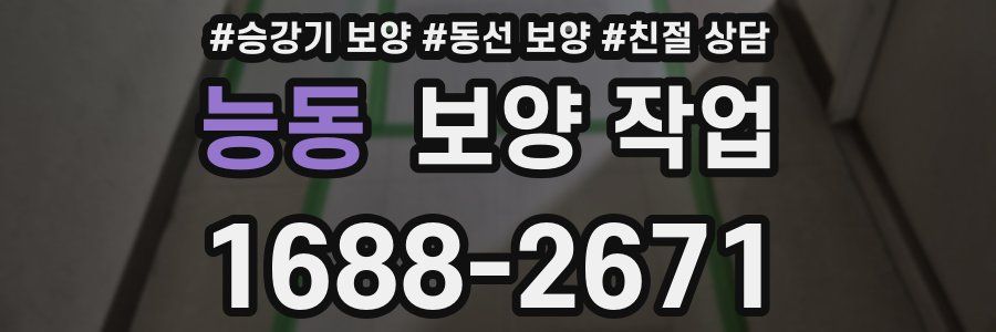 능동 보양 작업