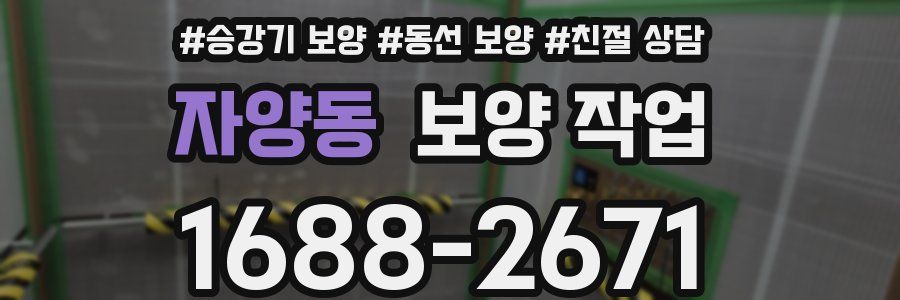 자양동 보양 작업