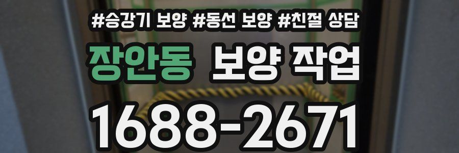 장안동 보양 작업
