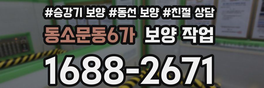 동소문동6가 보양 작업