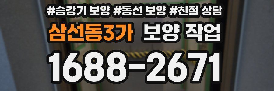 삼선동3가 보양 작업