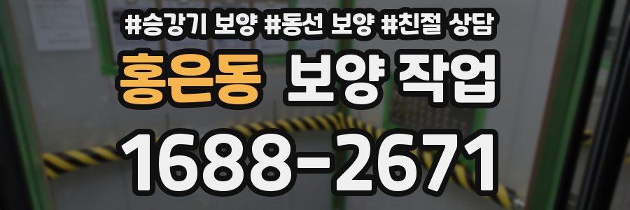 홍은동 보양 작업