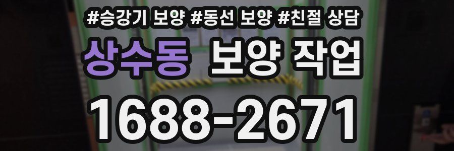 상수동 보양 작업