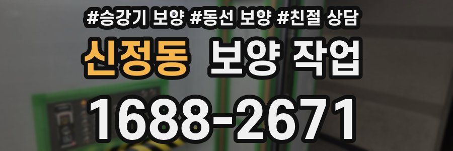 신정동 보양 작업