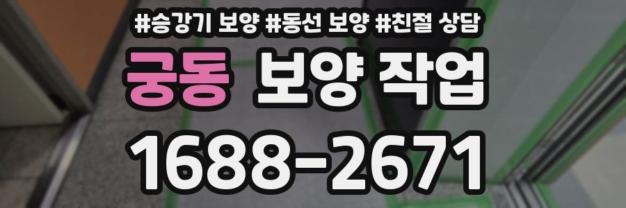 궁동 보양 작업