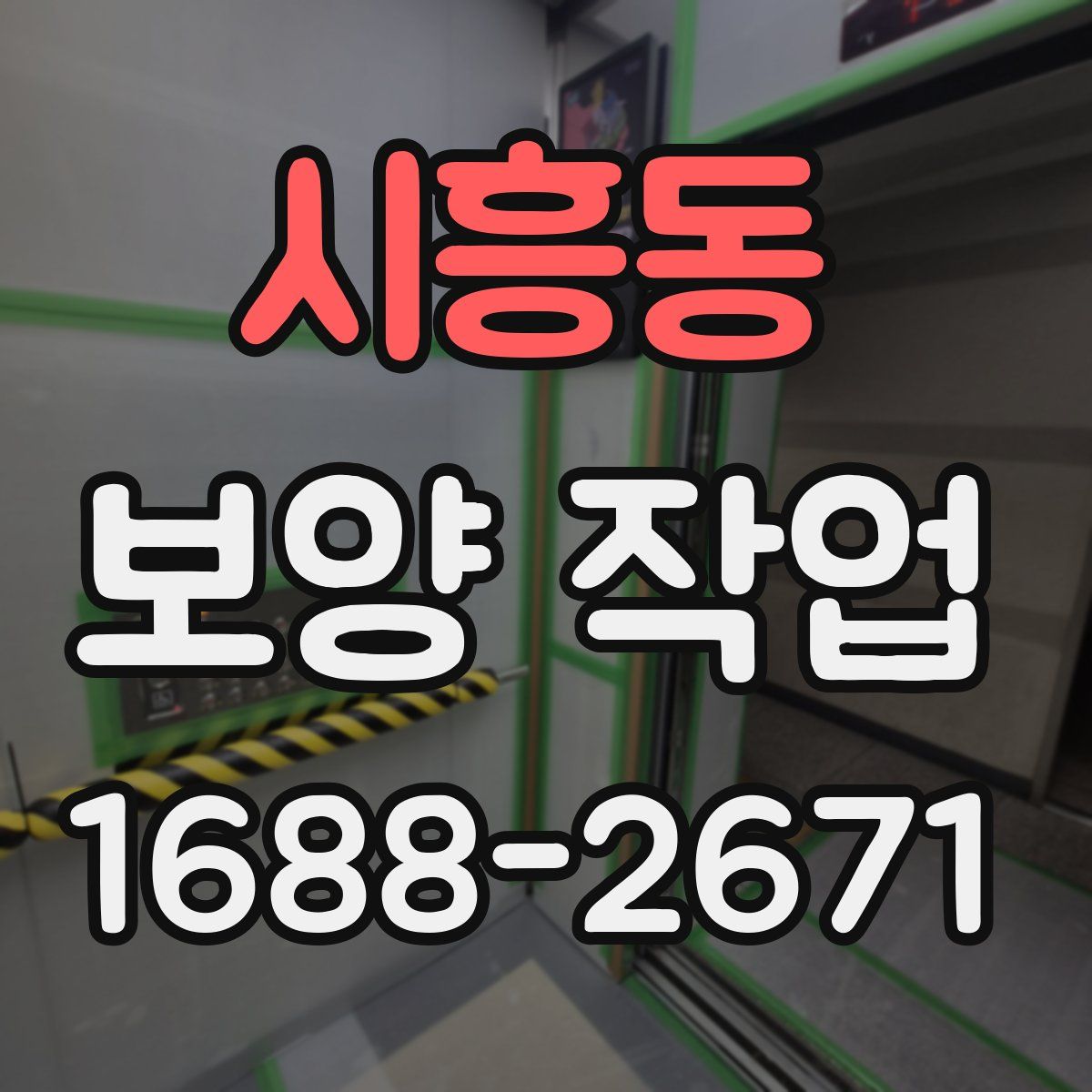 시흥동 보양 작업