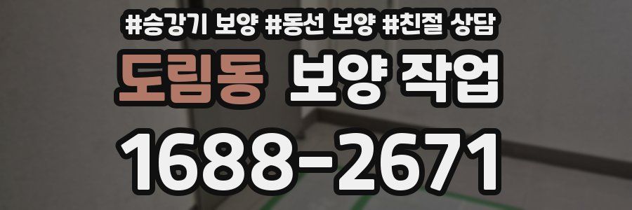 도림동 보양 작업