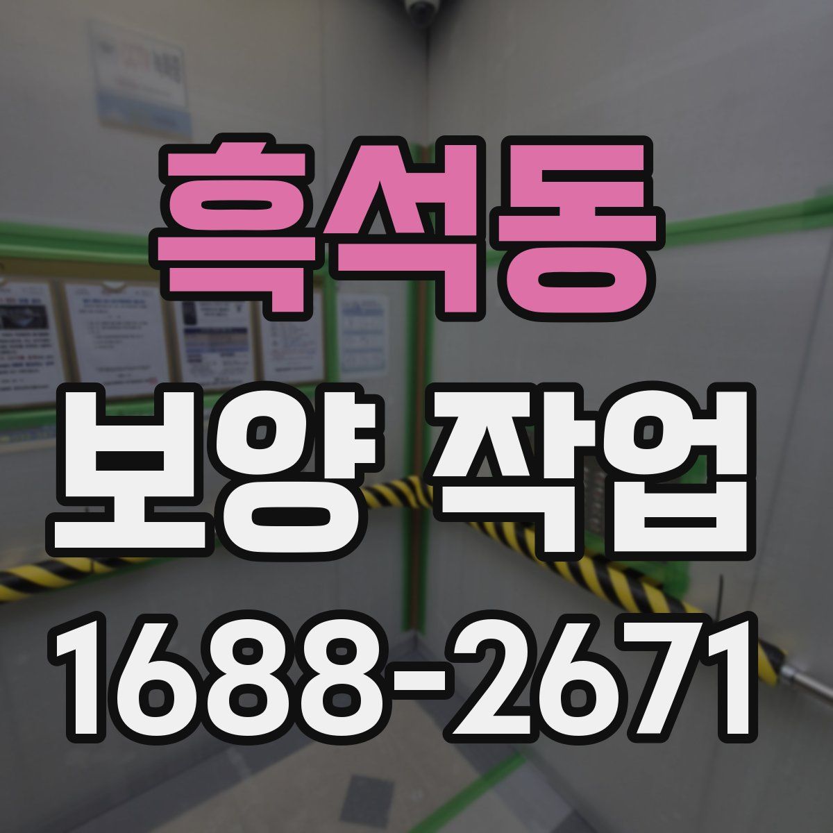 흑석동 보양 작업
