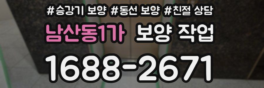 남산동1가 보양 작업