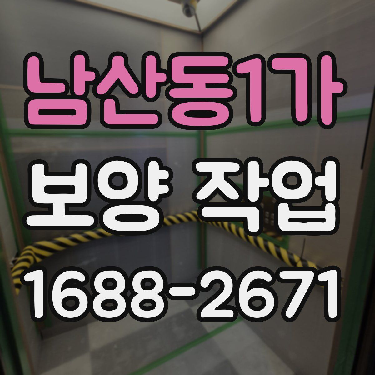 남산동1가 보양 작업