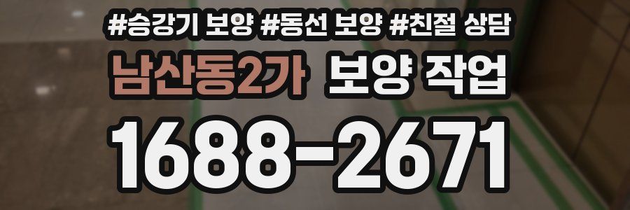 남산동2가 보양 작업