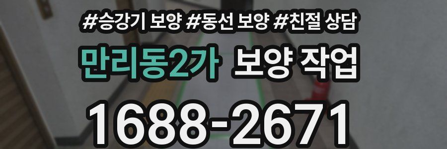 만리동2가 보양 작업