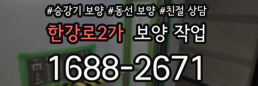 한강로2가 보양 작업