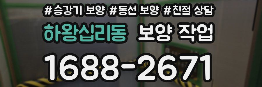 하왕십리동 보양 작업