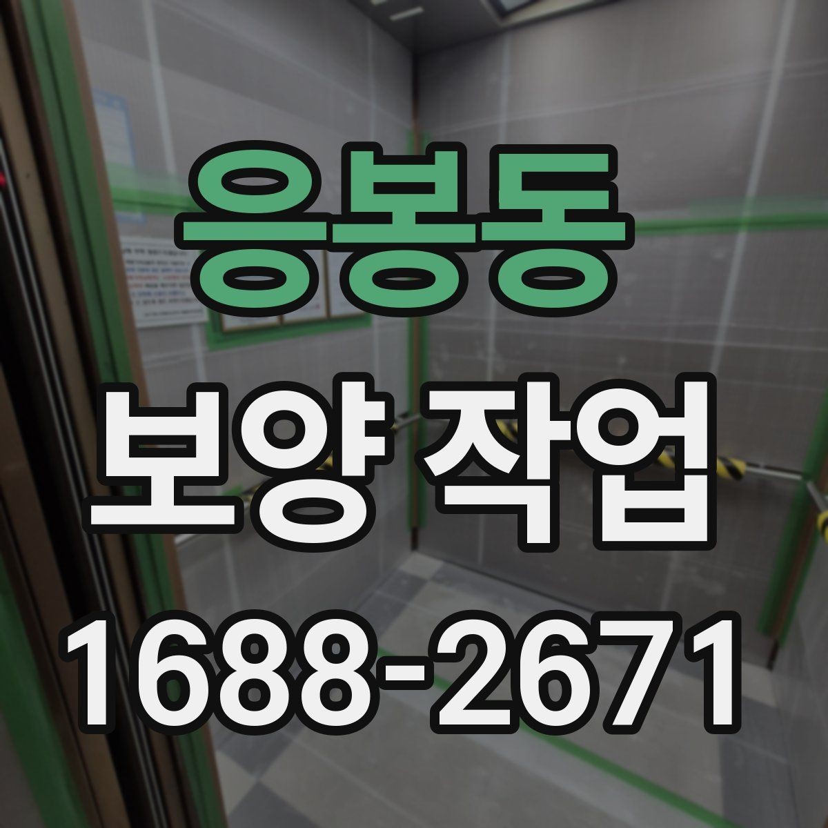 응봉동 보양 작업 후 마무리와 점검 방법