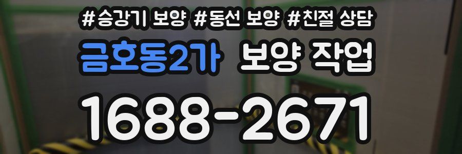 금호동2가 보양 작업
