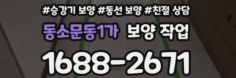 동소문동1가 보양 작업