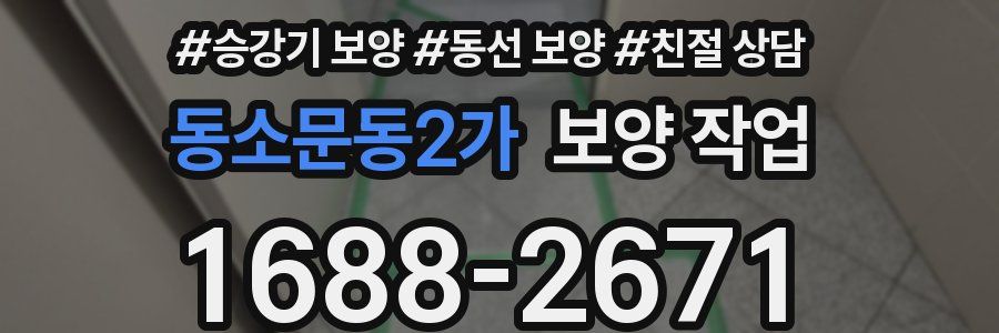 동소문동2가 보양 작업