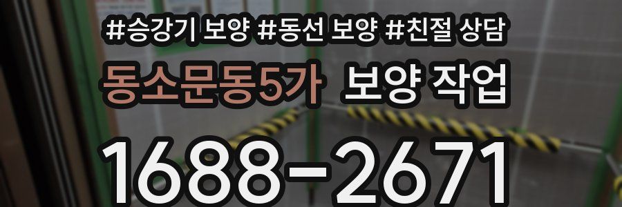 동소문동5가 보양 작업