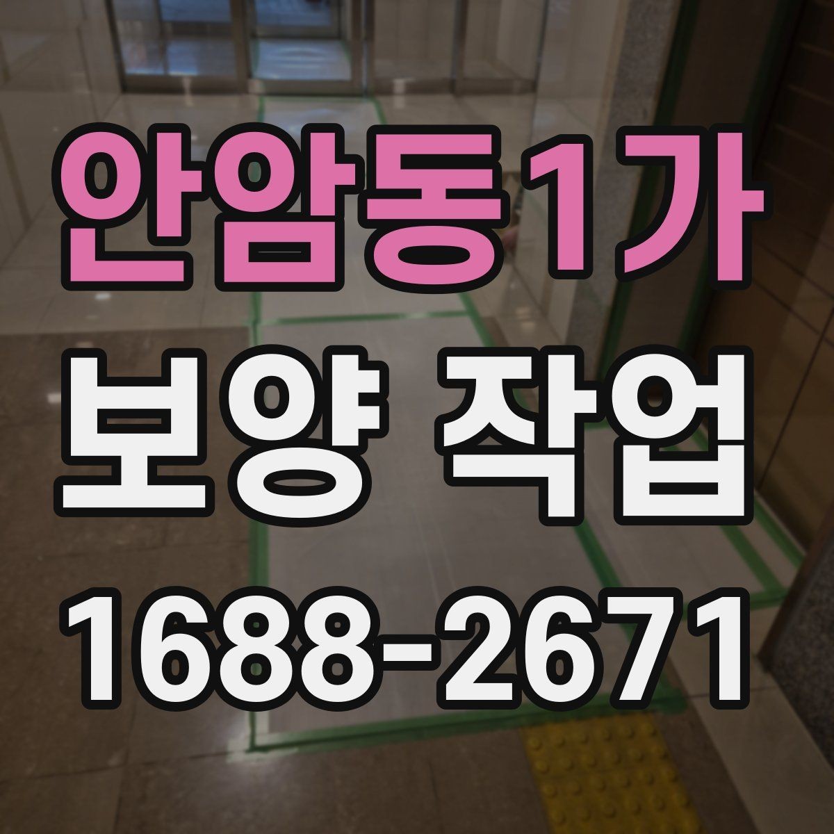 안암동1가 보양 작업 선택 기준과 비교 포인트