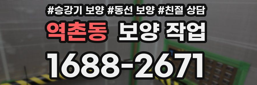 역촌동 보양 작업