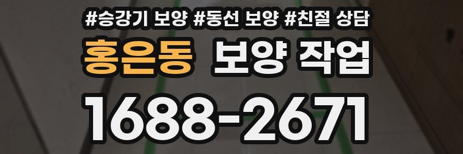 홍은동 보양 작업
