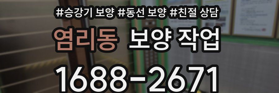 염리동 보양 작업