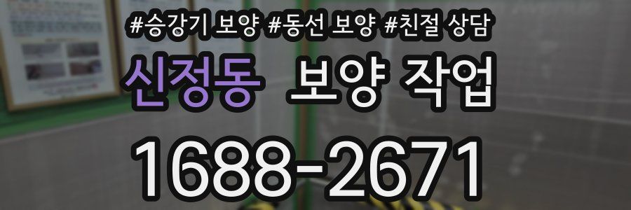 신정동 보양 작업