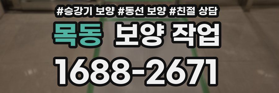 목동 보양 작업