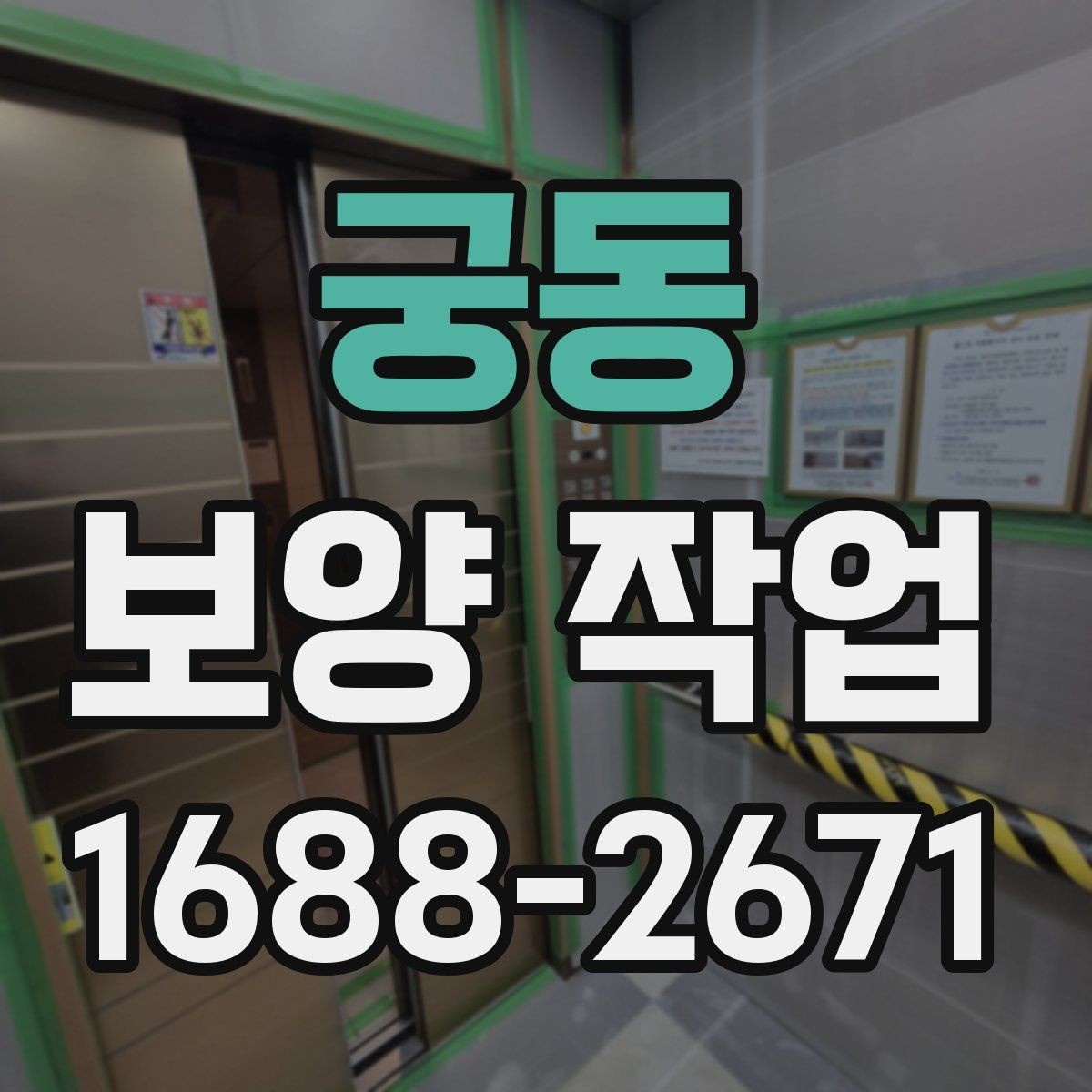 궁동 보양 작업 현장별 보호 수준 차이
