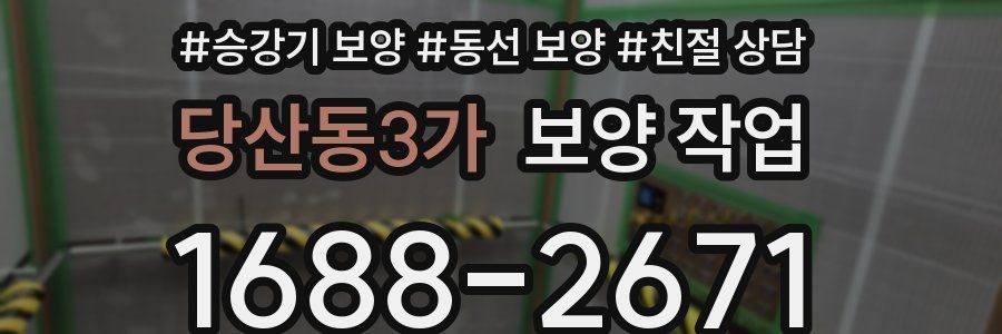 당산동3가 보양 작업