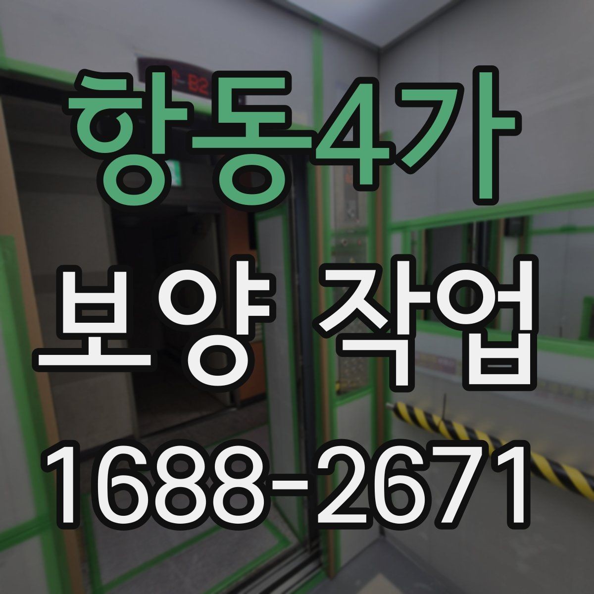 항동4가 보양 작업 후 재점검이 필요한 이유