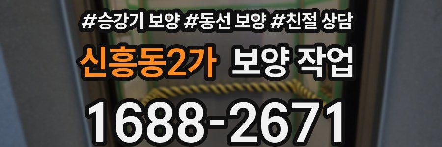 신흥동2가 보양 작업