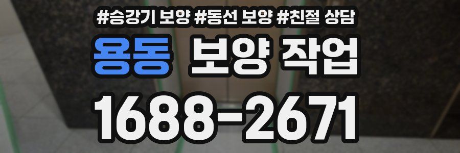 용동 보양 작업
