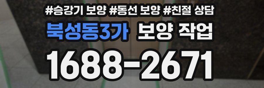 북성동3가 보양 작업