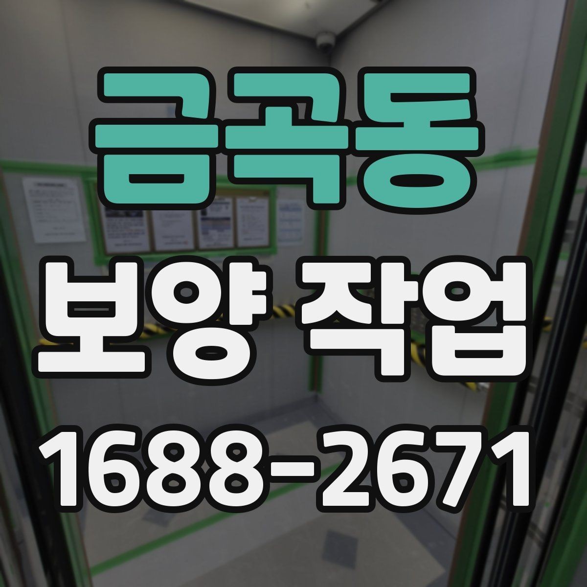금곡동 보양 작업 관리가 중요한 이유