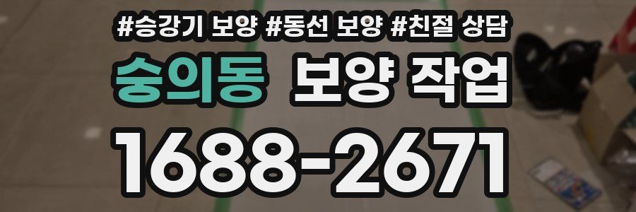 숭의동 보양 작업