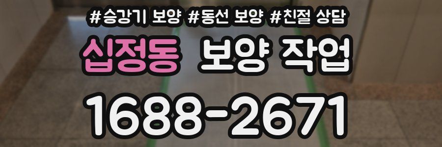 십정동 보양 작업