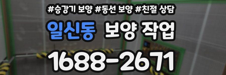 일신동 보양 작업