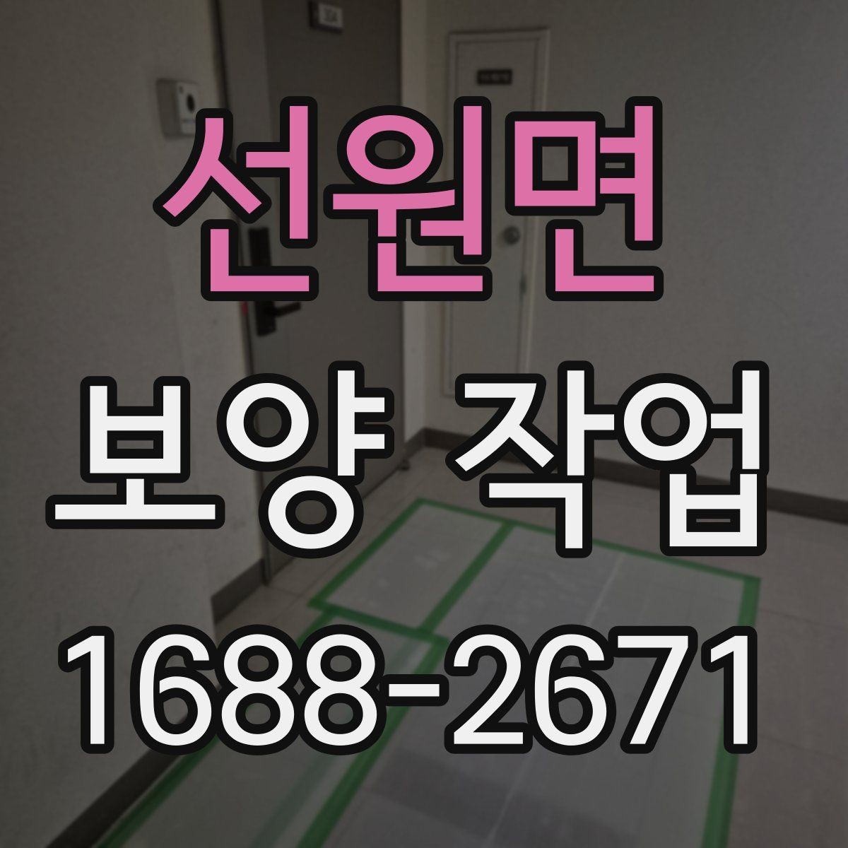 선원면 보양 작업 업체 선택 시 후기보다 중요한 것