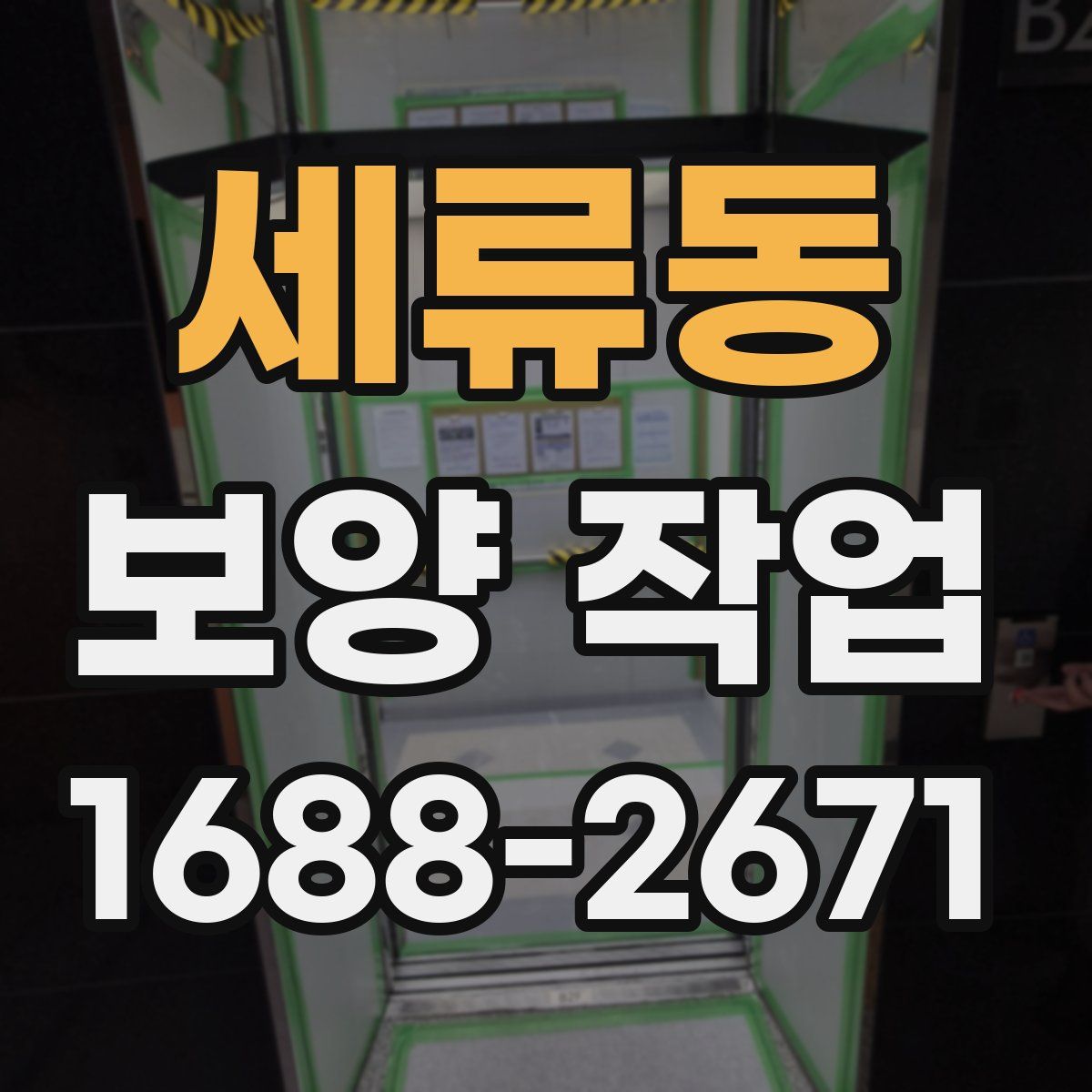 세류동 보양 작업