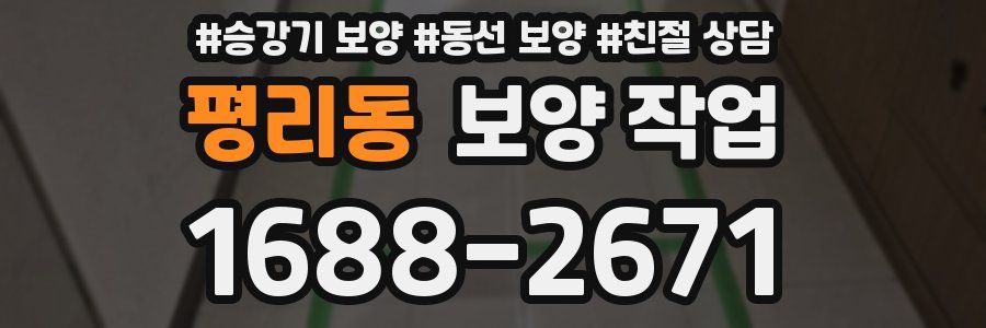 평리동 보양 작업