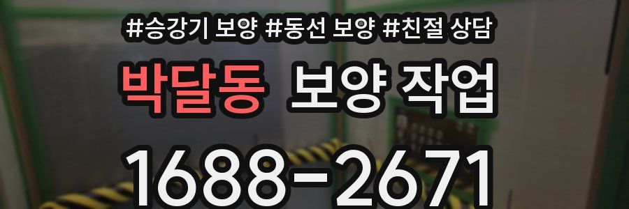 박달동 보양 작업