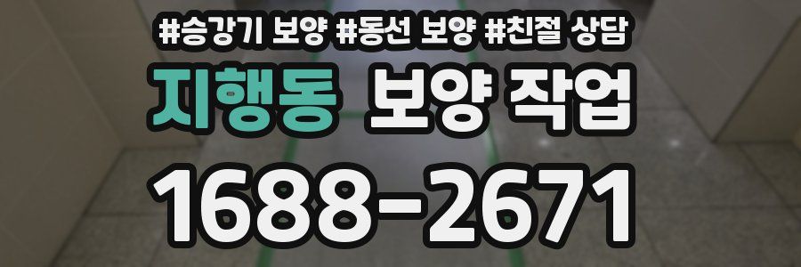 지행동 보양 작업