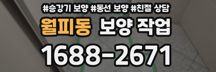 월피동 보양 작업