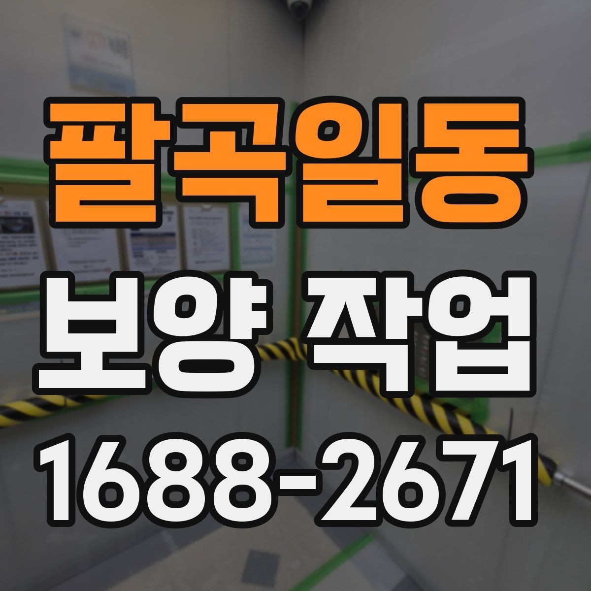 팔곡일동 보양 작업 비용과 진행 과정 알아보기